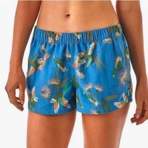 Patagonia Barely Baggies Blue Hummingbird Size Small